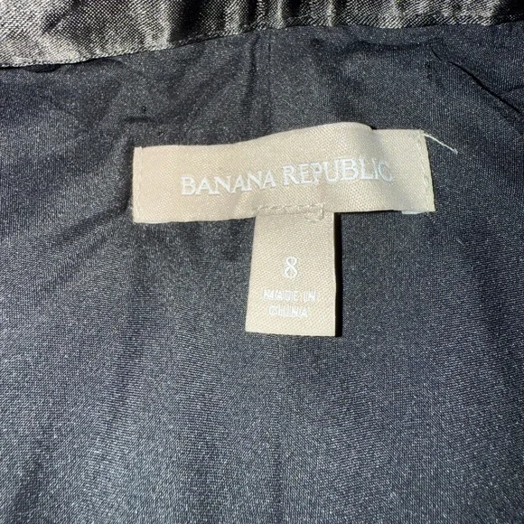 Banana Republic PLEATED CHIFFON MIDI SKIRT women’s size 8 black - Picture 10 of 12